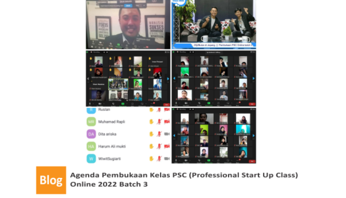 Agenda Pembukaan PSC Batch 3