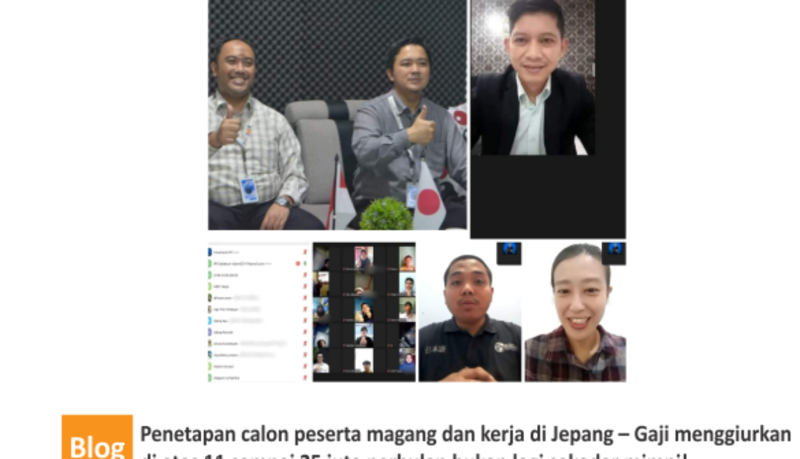 Penetapan calon siswa magang atau kerja Jepang