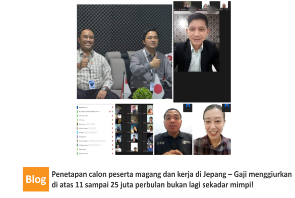 Penetapan calon siswa magang atau kerja Jepang
