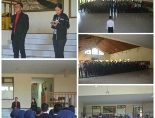 Kegiatan Apel Pagi Seluruh Peserta Didik IPI Program Jepang di Aula Utama