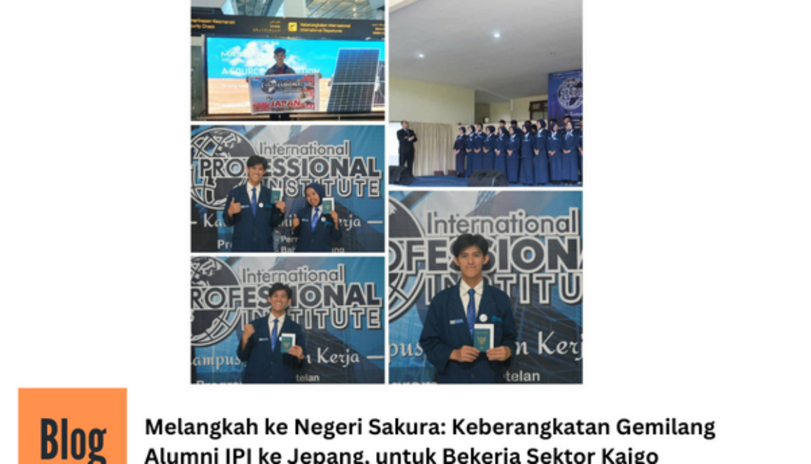 Keberangkatan Alumni IPI Ke Jepang di Sektor Kaigo Ke-3 di Bulan Ini