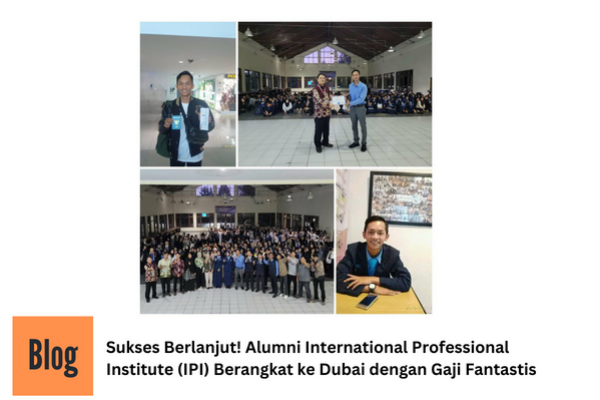 Keberangkatan Kerja Alumni IPI Ke Dubai