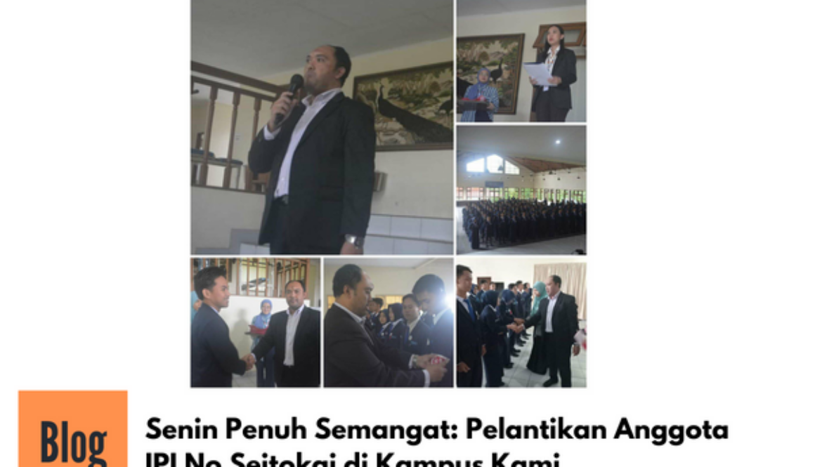 Apel Pagi Sekaligus Pelantikan Anggota IPI No  Seitokai