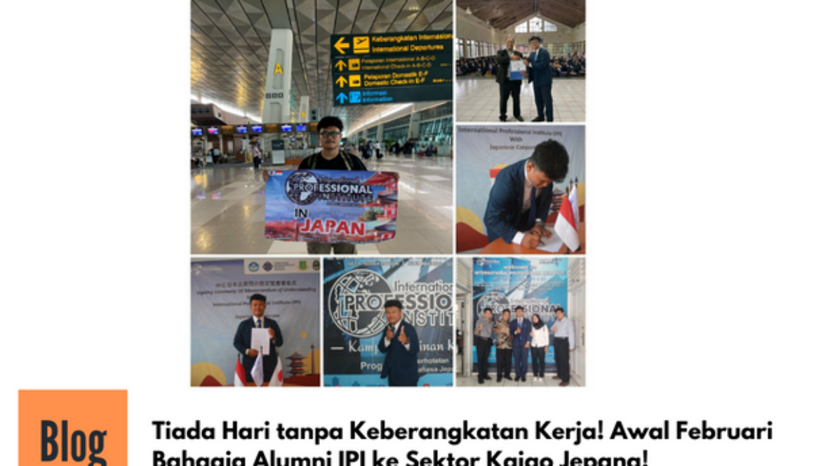 Keberangkatan Alumni IPI Kerja ke Jepang
