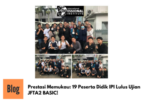 Kelulusan JFTA2 Basic