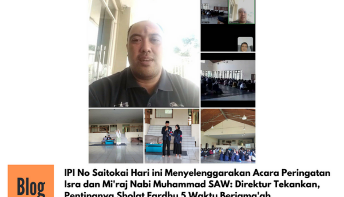 Acara Peringatan Isra Mi'raj Nabi Muhammad SAW di Aula Utama Kampus IPI Center