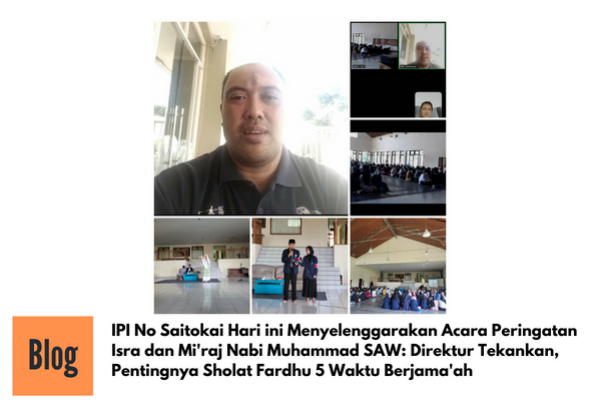 Acara Peringatan Isra Mi'raj Nabi Muhammad SAW di Aula Utama Kampus IPI Center