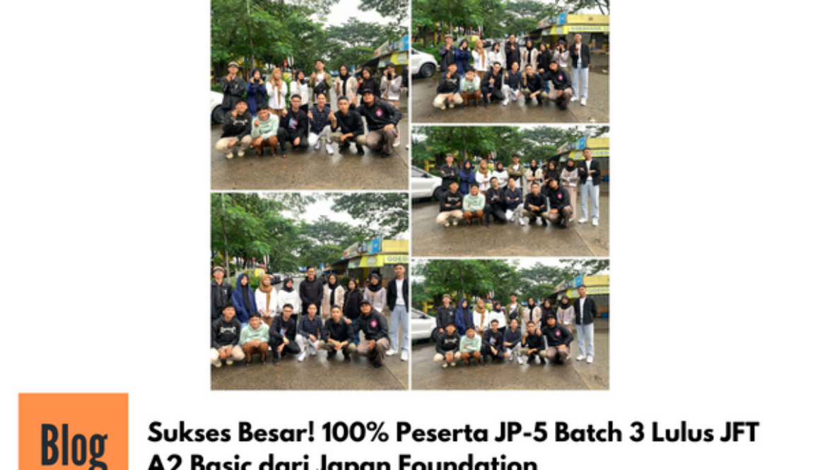 Kelulusan JFTA2 Basic dari Japan Foundation
