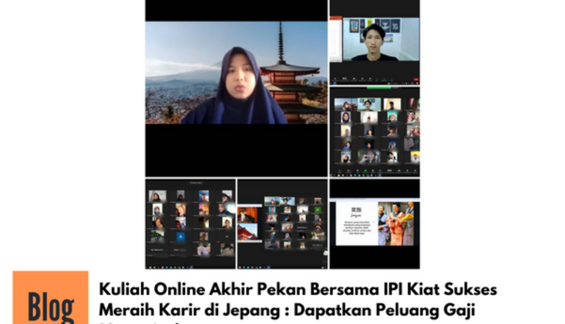 Kuliah Online  Program Jepang Bagian Kedua