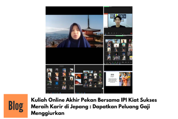 Kuliah Online  Program Jepang Bagian Kedua