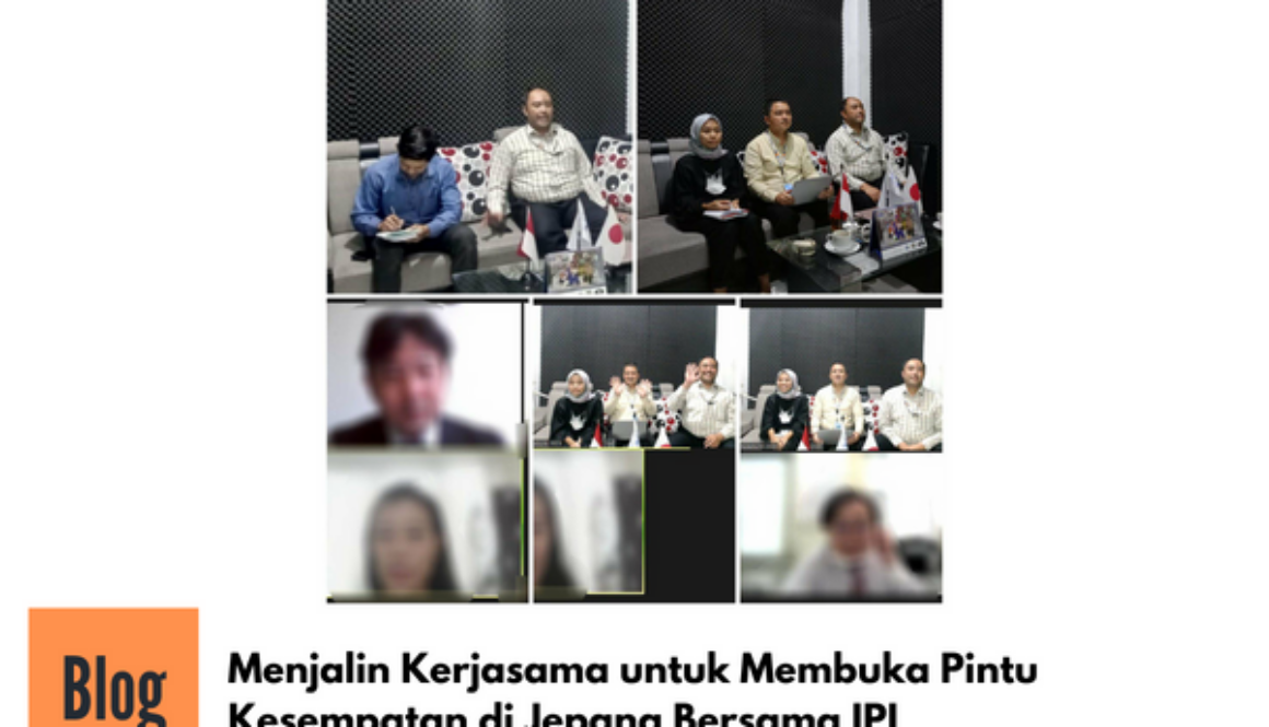 Zoom Meeting Sinergi IPI dengan Perusahaan Jepang