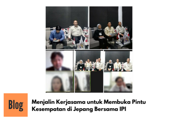Zoom Meeting Sinergi IPI dengan Perusahaan Jepang