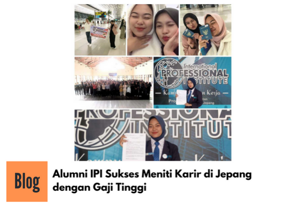 Keberangkatan Alumni IPI Kerja ke Jepang