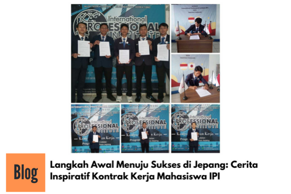 Alumni IPI Tandatangani Kontrak Kerja ke Jepang