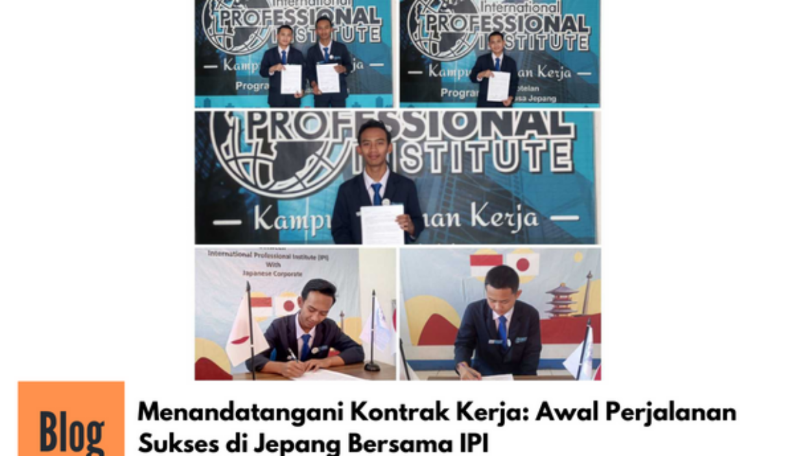 Penandatanganan Kontrak Kerja ke Jepang
