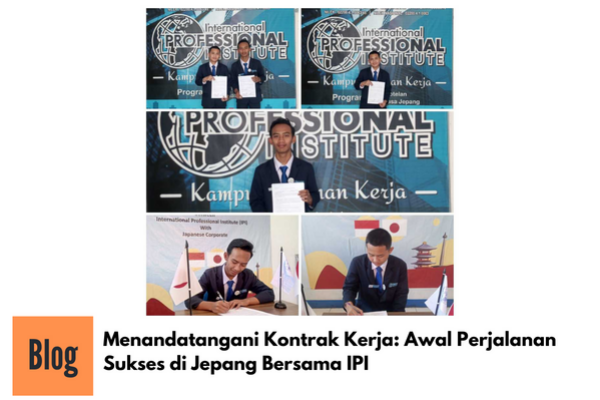 Penandatanganan Kontrak Kerja ke Jepang