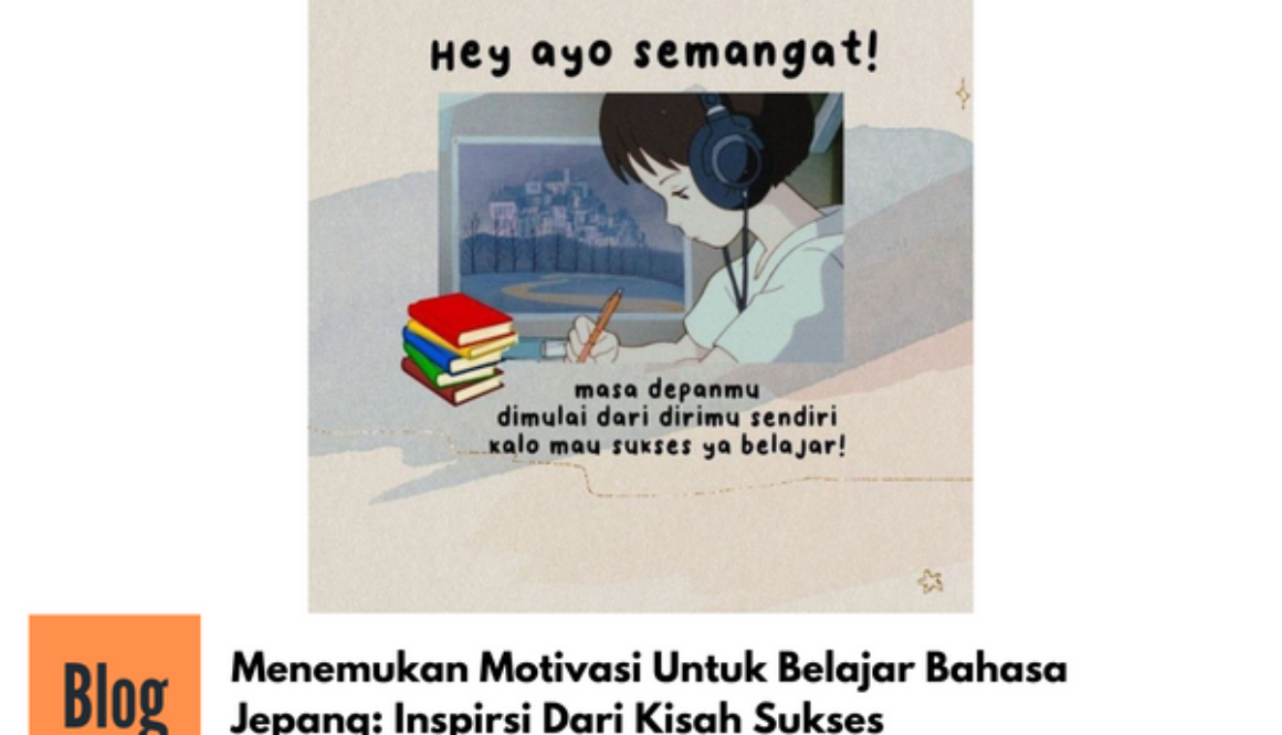 Motivasi Belajar Bahasa Jepang