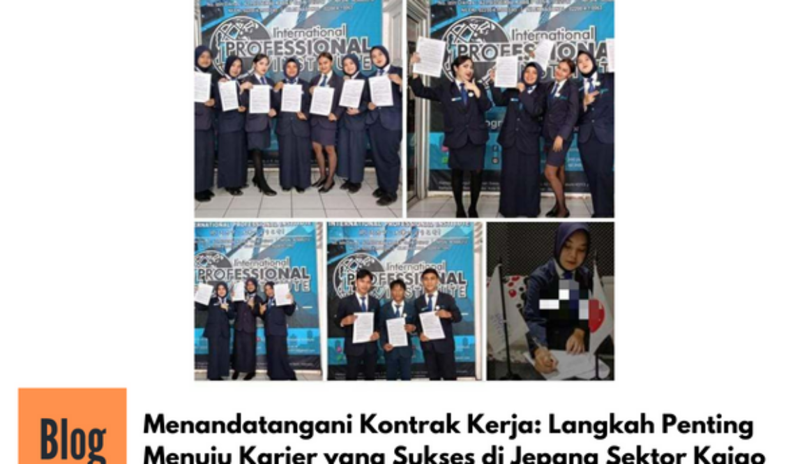 Penandatanganan Kontrak Kerjra Jepang