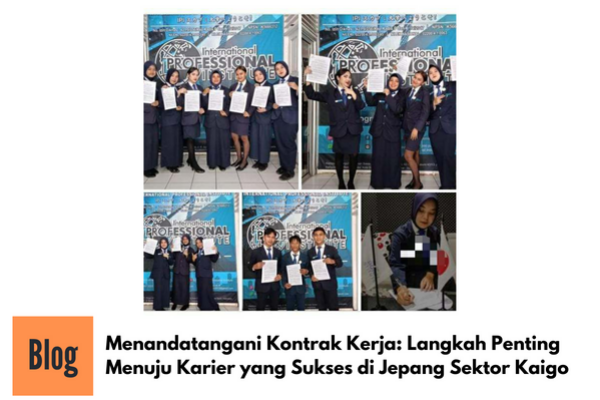 Penandatanganan Kontrak Kerjra Jepang