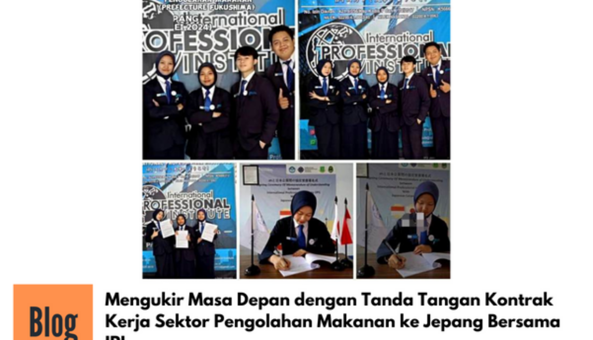 Penandatanganan Kontrak Kerja ke Jepang
