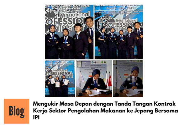 Penandatanganan Kontrak Kerja ke Jepang