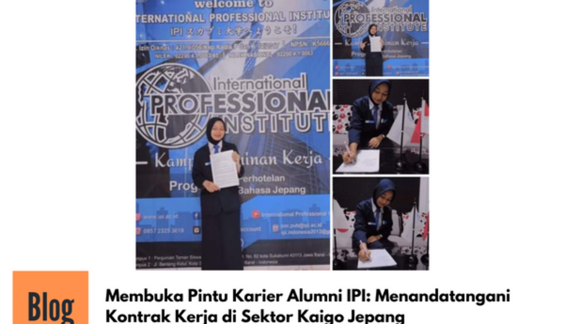 Penandatanganan Kontrak Kerja ke Jepang Sektor Kaigo