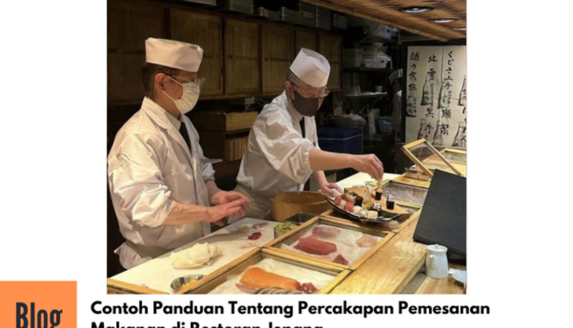 Pemesanan Makanan di Jepang