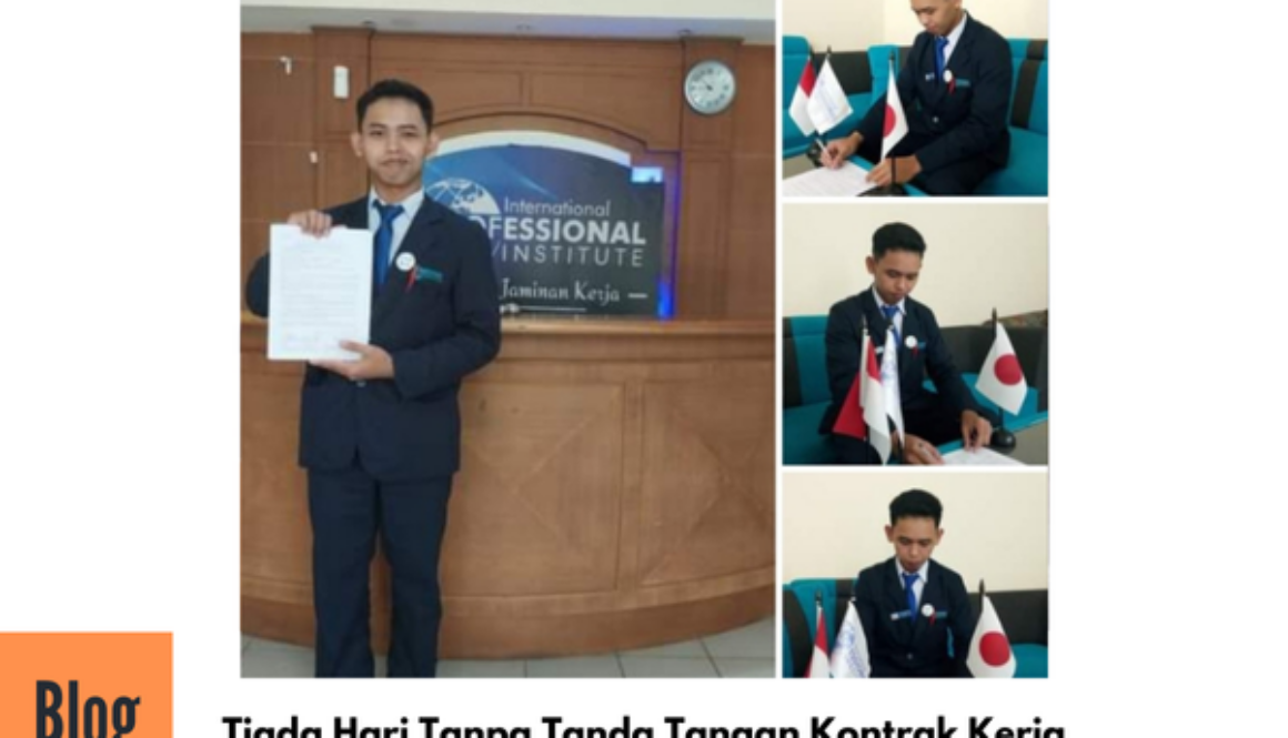 Tanda tangan Kontrak Kerja ke Jepang