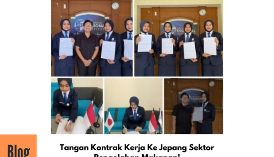 Tanda Tangan Kontrak Kerja ke Jepang