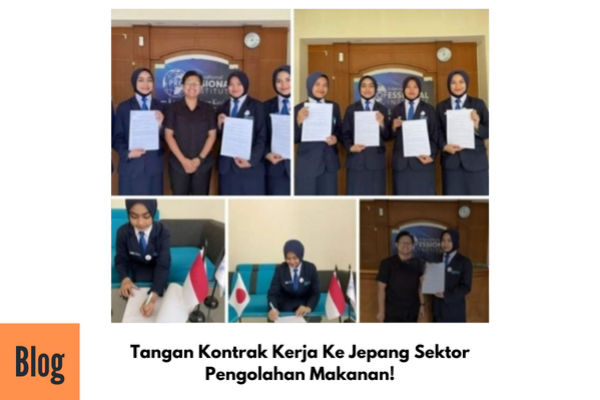 Tanda Tangan Kontrak Kerja ke Jepang