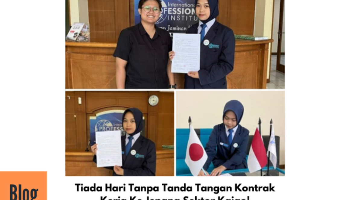 Tanda tangan Kontrak Kerja ke Jepang