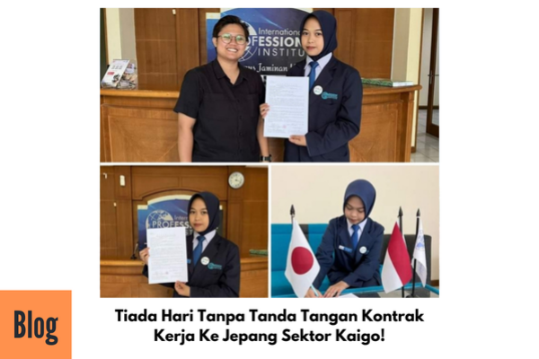 Tanda tangan Kontrak Kerja ke Jepang