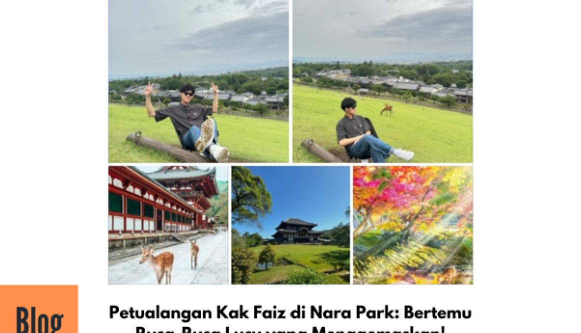 Petualangan di Nara Park Jepang