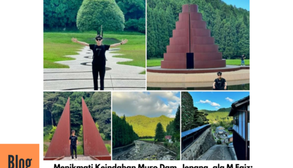 Keseruan M faiz di Muro Dam Jepang