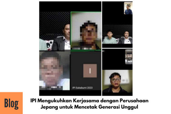 Zoom Meeting Sinergi IPI Bersama TSk Jepang