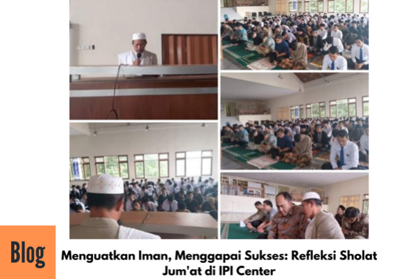 Kegiatan Sholat Jum'at di Aula Kampus IPI Center