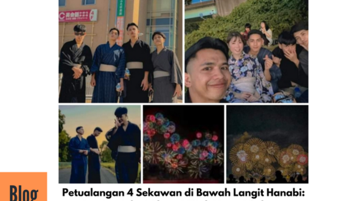 Alumni IPI Menikmati Keindahan Festival Kembang Api Jepang