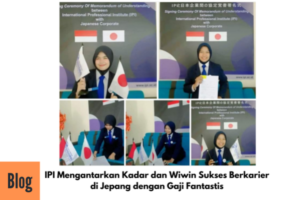 Penandatanganan Kontrak Kerja ke Jepang