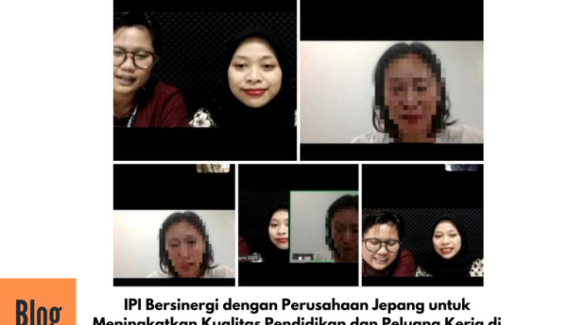 Zoom Meeting Kerjasama antara IPI dengan Perusahaan Jepang