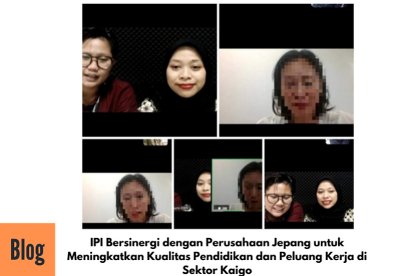 Zoom Meeting Kerjasama antara IPI dengan Perusahaan Jepang