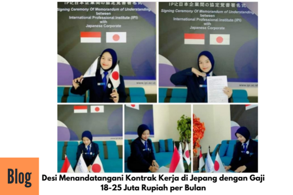 Penandatanganan Kontrak Kerja ke Jepang Sektor Kaigo