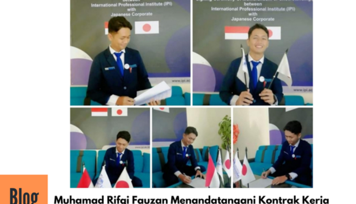 Penandatanganan Kontrak Kerjra Jepang