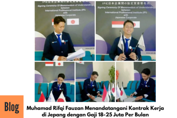 Penandatanganan Kontrak Kerjra Jepang