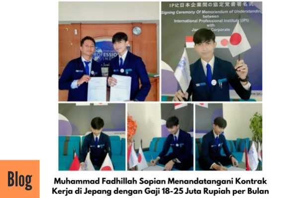 Penandatanganan Kontrak Kerjra Jepang
