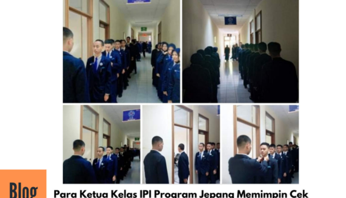 Kegiatan Cek Kebersihan dan Kerapihan Diri Siswa Sebelum Masuk Kelas