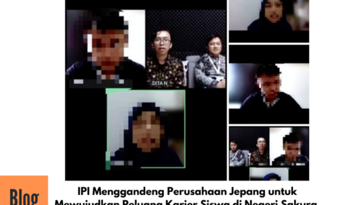 Kegiatan Zoom Meeting Kerjasama IPI dengan Perusahaan Jepang