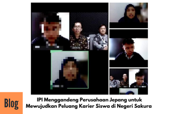 Kegiatan Zoom Meeting Kerjasama IPI dengan Perusahaan Jepang