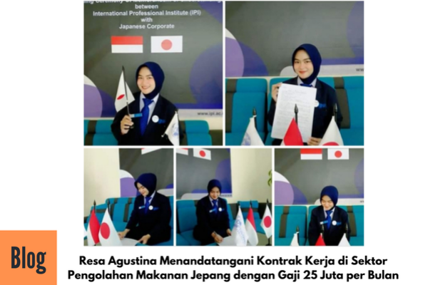 Penandatanganan Kontrak Kerjra Jepang