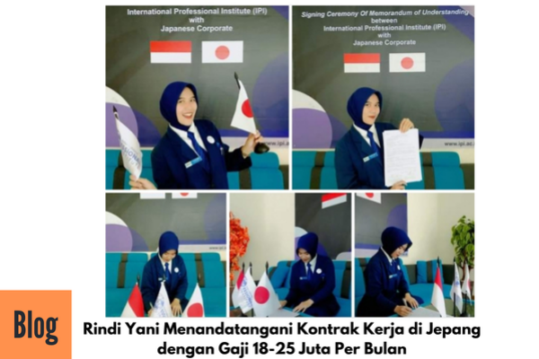 Penandatanganan Kontrak Kerjra Jepang