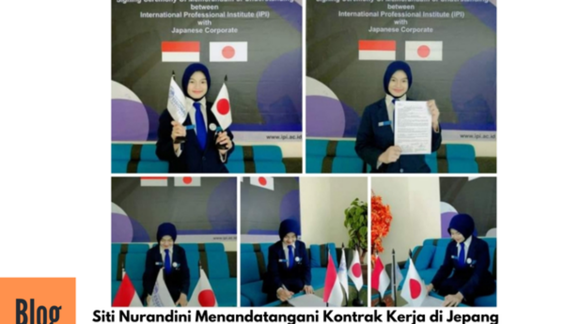 Penandatanganan Kontrak Kerjra Jepang